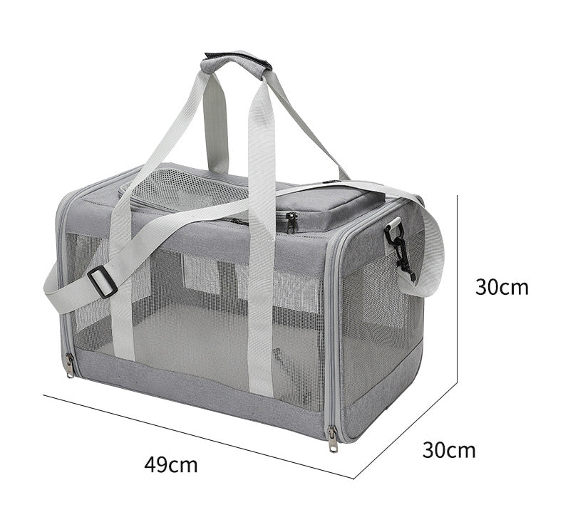 Bolso plegable para gatos o perros pequeños – Ligero, transpirable y resistente para viajes