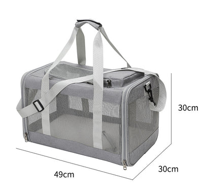 Bolso plegable para gatos o perros pequeños – Ligero, transpirable y resistente para viajes