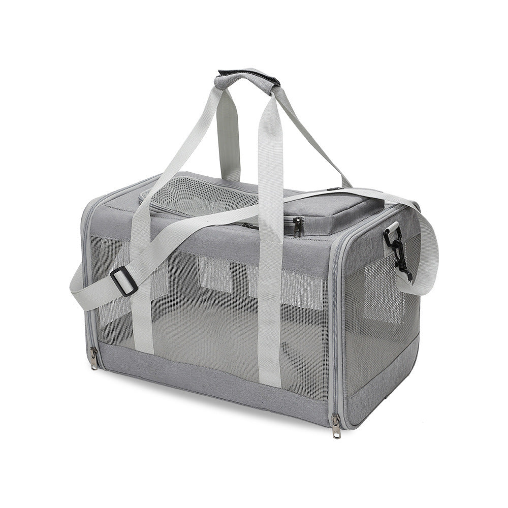 Bolso plegable para gatos o perros pequeños – Ligero, transpirable y resistente para viajes