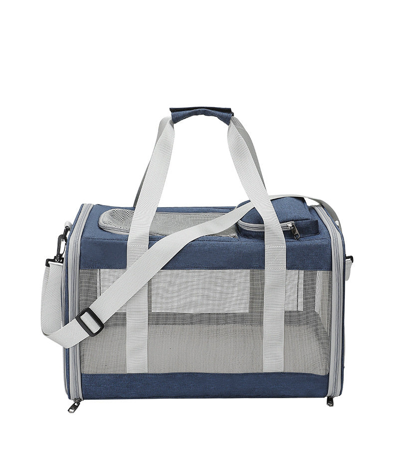 Bolso plegable para gatos o perros pequeños – Ligero, transpirable y resistente para viajes