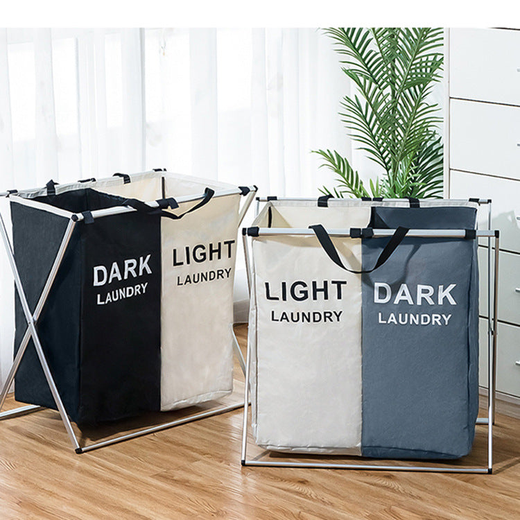 Cesto de ropa sucia plegable — Organizador moderno de gran capacidad