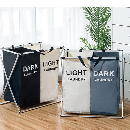 Cesto de ropa sucia plegable — Organizador moderno de gran capacidad