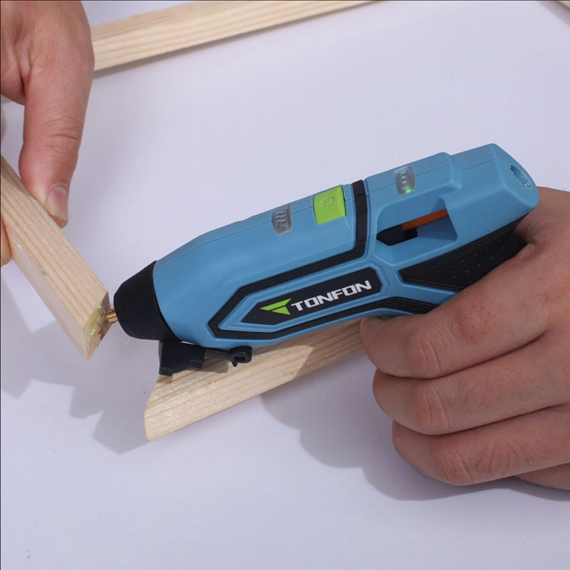 Pistola inalámbrica de silicona caliente – Recargable, ergonómica y de calentamiento rápido