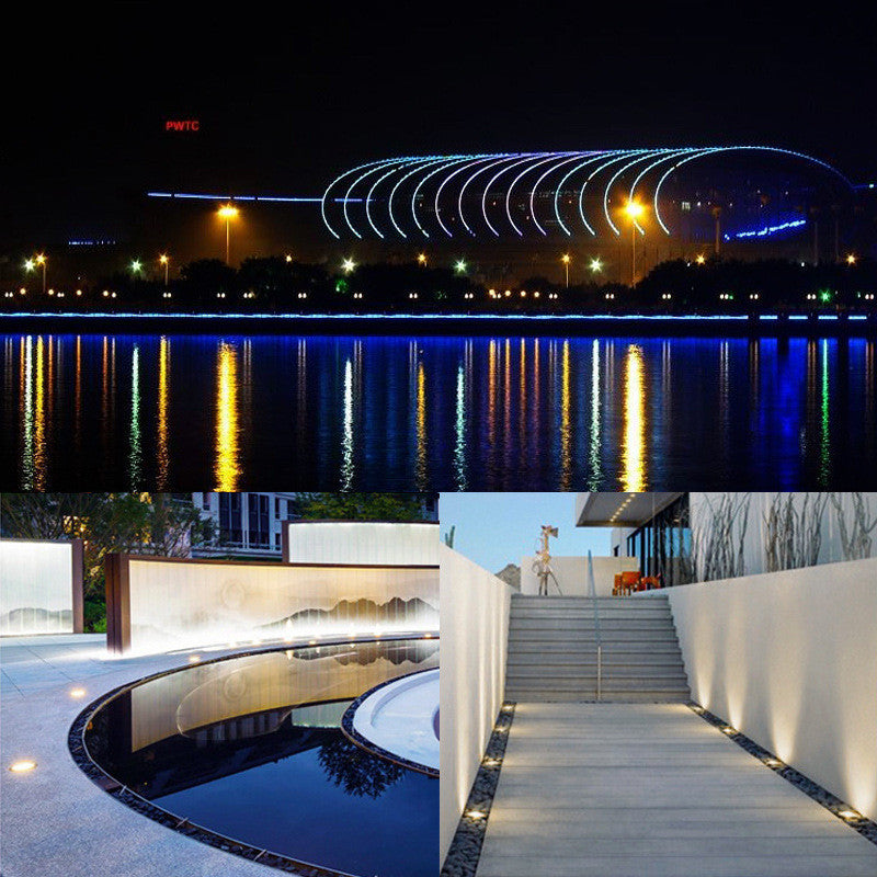 Luz LED Subterránea IP67 RGB – Foco Exterior Impermeable para Jardín y Terraza