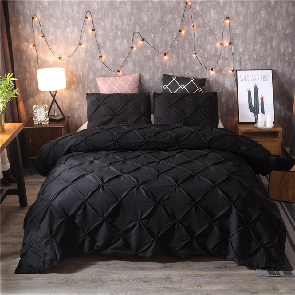Juego de Cama Liso Craft Home Textiles – Funda Nórdica y Ropa de Cama