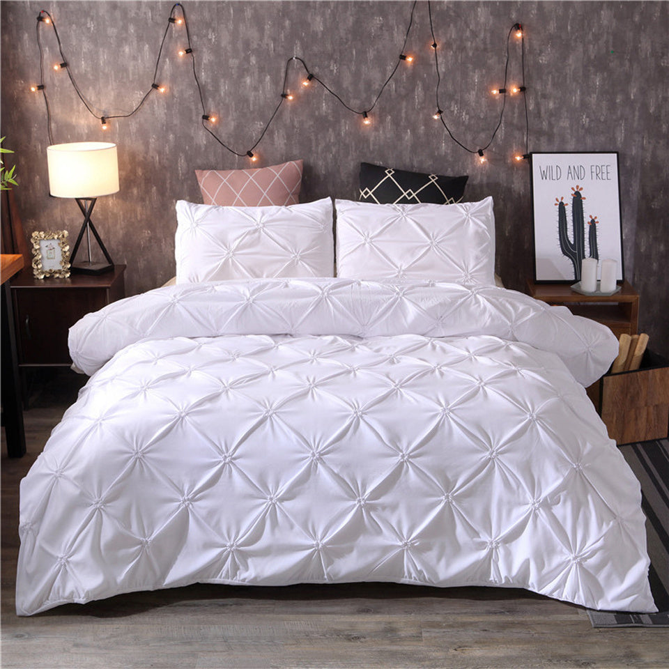 Juego de Cama Liso Craft Home Textiles – Funda Nórdica y Ropa de Cama
