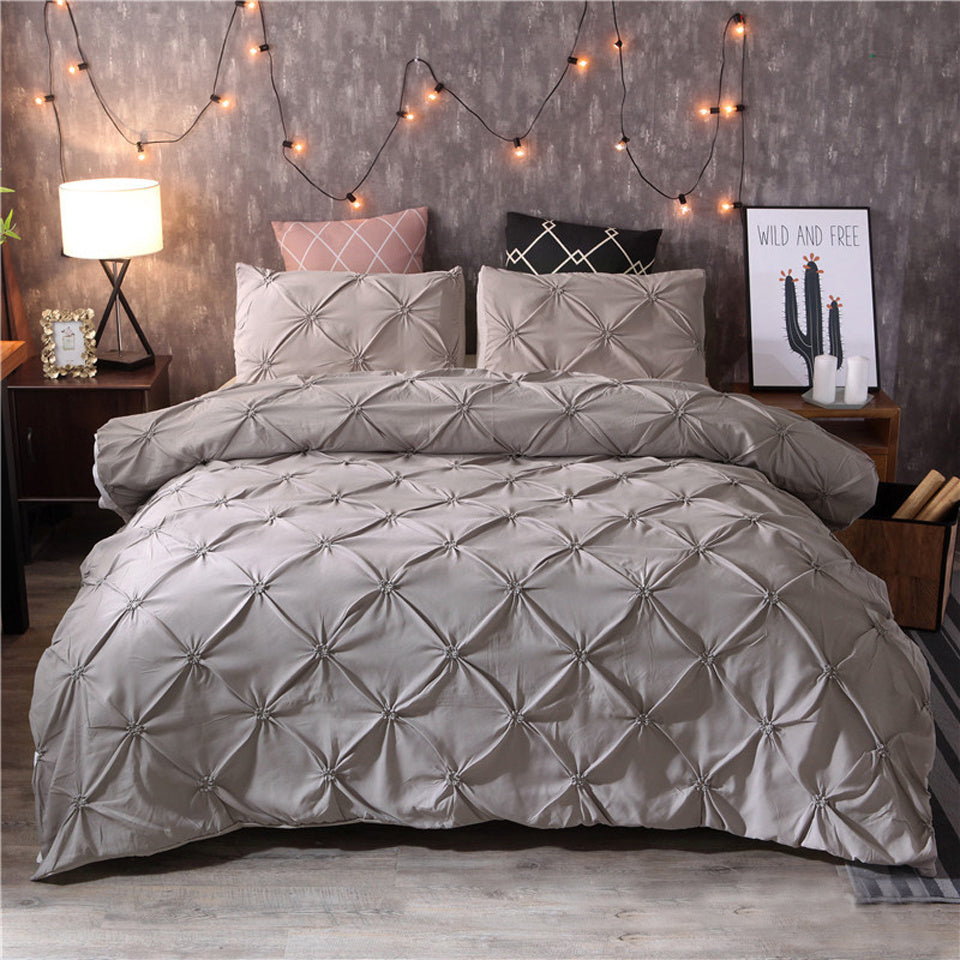 Juego de Cama Liso Craft Home Textiles – Funda Nórdica y Ropa de Cama