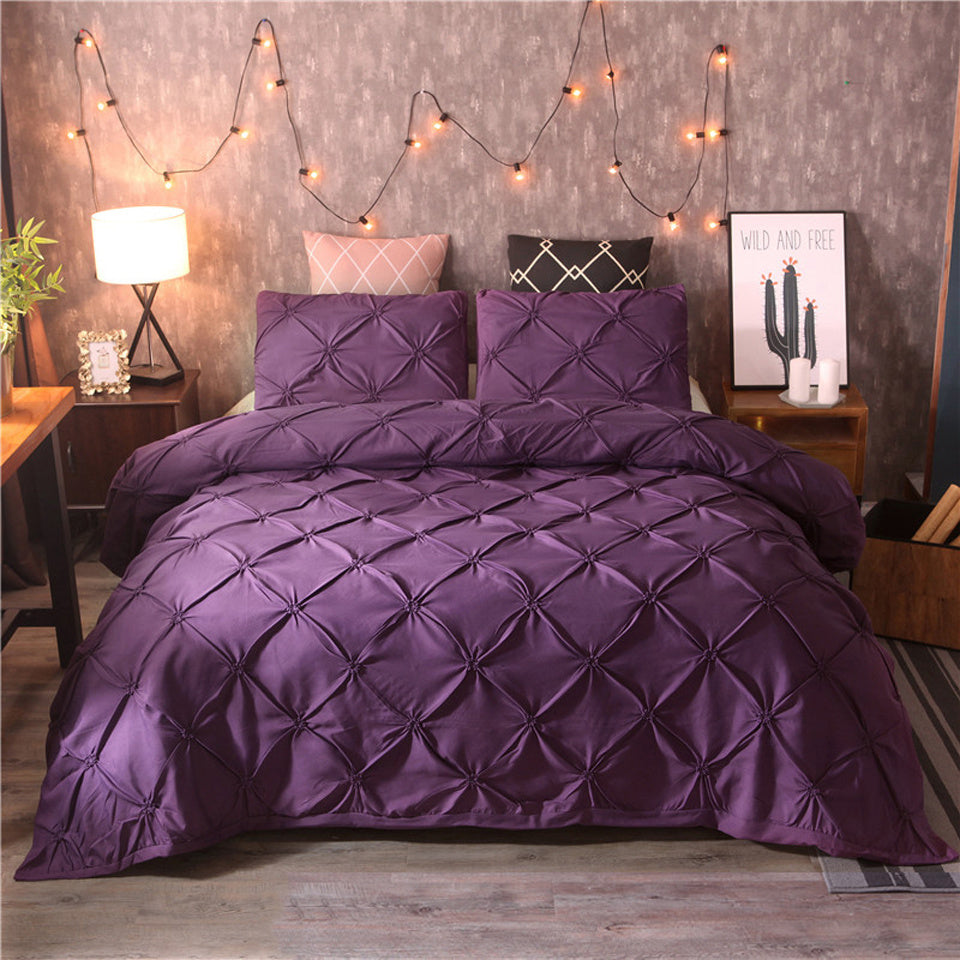 Juego de Cama Liso Craft Home Textiles – Funda Nórdica y Ropa de Cama