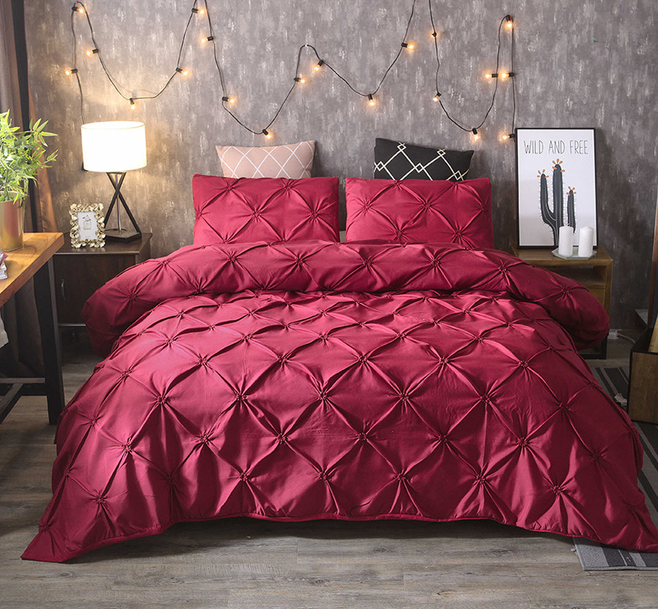 Juego de Cama Liso Craft Home Textiles – Funda Nórdica y Ropa de Cama