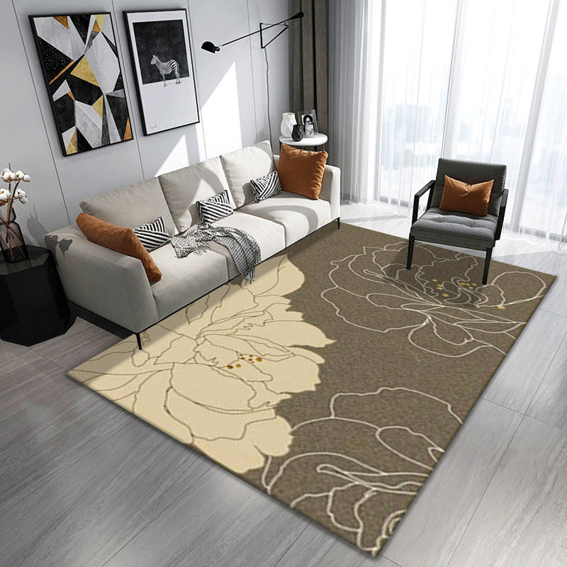 Alfombra moderna de lujo ligero — Diseño abstracto con degradado elegante