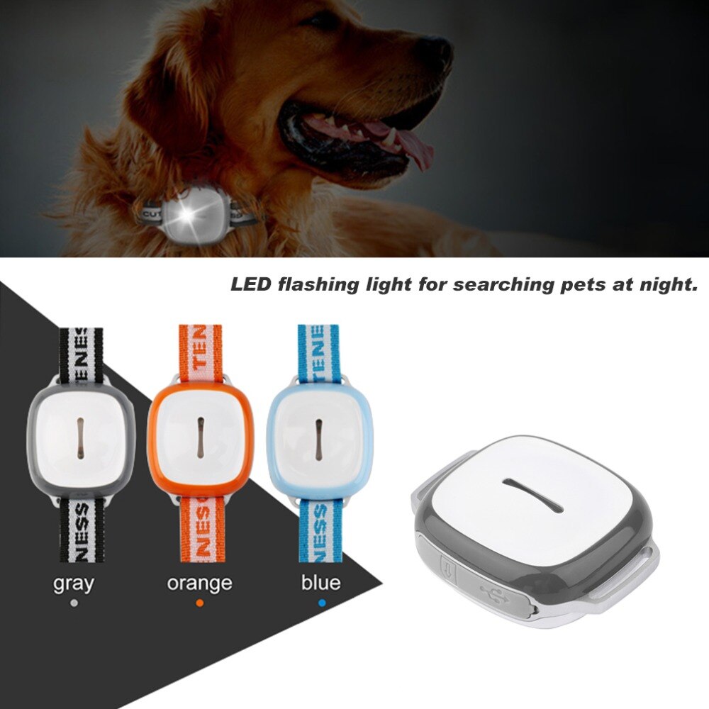 Collar localizador GPS impermeable para perros y gatos – Con alarma inteligente y batería duradera