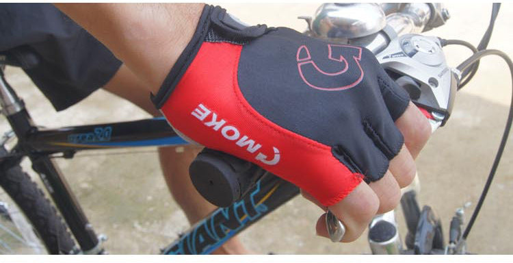 Guantes de ciclismo cortos antideslizantes – Transpirables con acolchado ergonómico