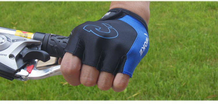 Guantes de ciclismo cortos antideslizantes – Transpirables con acolchado ergonómico