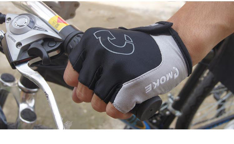 Guantes de ciclismo cortos antideslizantes – Transpirables con acolchado ergonómico