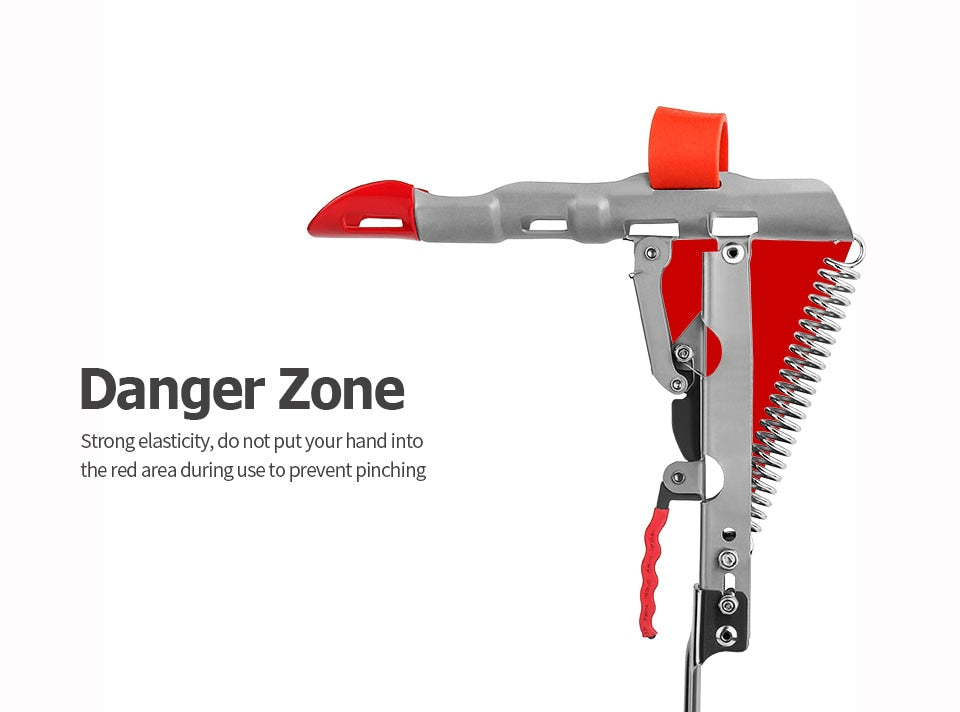 Soporte automático para caña de pescar de acero inoxidable – con resorte y sensibilidad ajustable