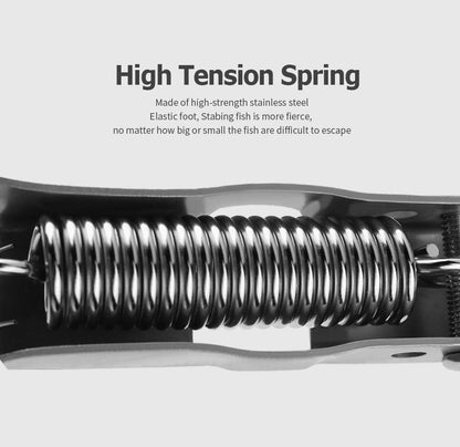 Soporte automático para caña de pescar de acero inoxidable – con resorte y sensibilidad ajustable