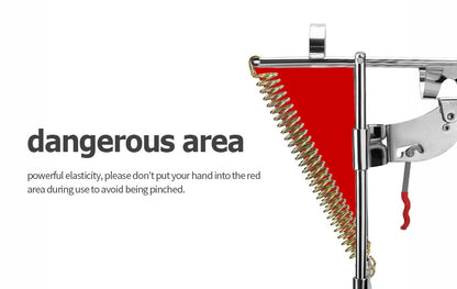 Soporte automático para caña de pescar de acero inoxidable – con resorte y sensibilidad ajustable