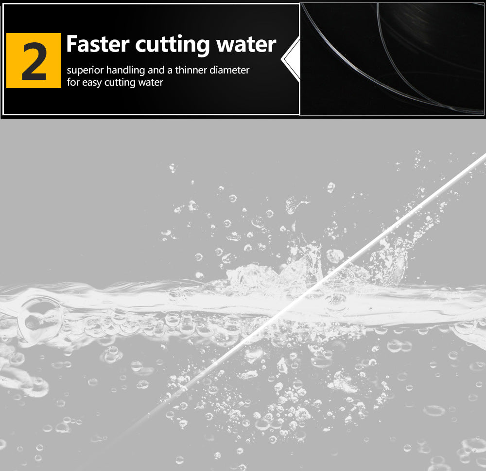 Línea de pesca de nailon con recubrimiento fluorocarbonado – alta resistencia 300 m