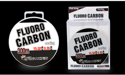 Línea de pesca de nailon con recubrimiento fluorocarbonado – alta resistencia 300 m