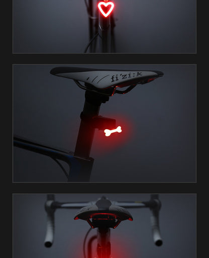 Luz trasera USB para bicicleta – LED recargable y resistente al agua