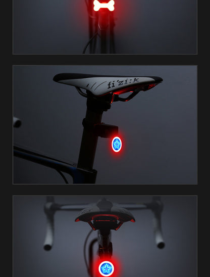 Luz trasera USB para bicicleta – LED recargable y resistente al agua