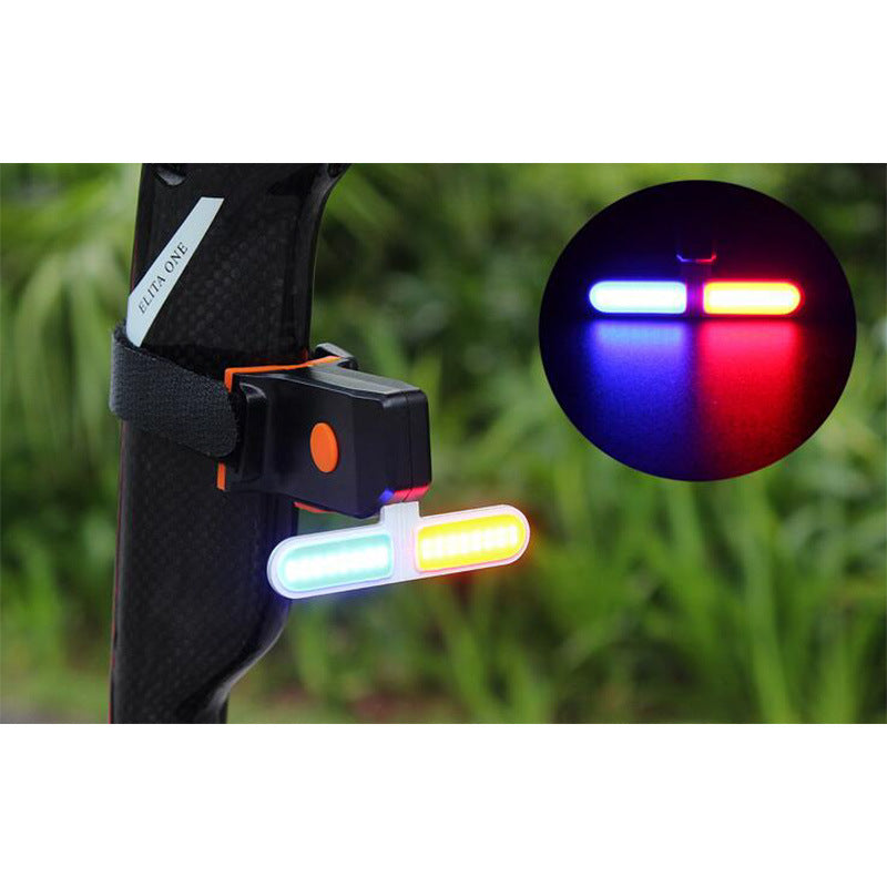 Luz trasera USB para bicicleta – LED recargable y resistente al agua