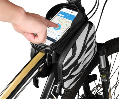 Bolsa impermeable para bicicleta WEST BIKING – Con pantalla táctil TPU y diseño rígido