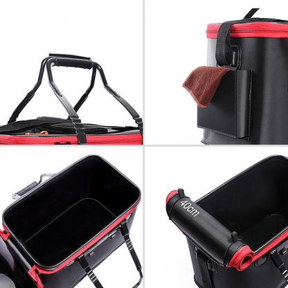Bolsa de pesca plegable EVA impermeable – caja viva portátil para peces