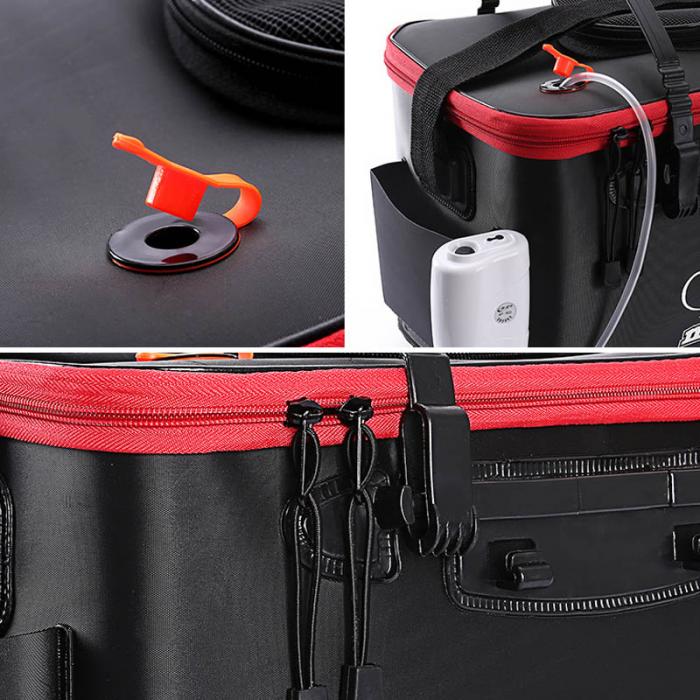 Bolsa de pesca plegable EVA impermeable – caja viva portátil para peces