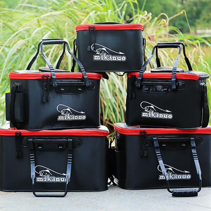 Bolsa de pesca plegable EVA impermeable – caja viva portátil para peces