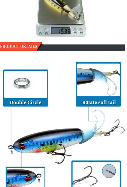 Cebo artificial flotante biónico de pesca – señuelo profesional 11 cm / 14 cm