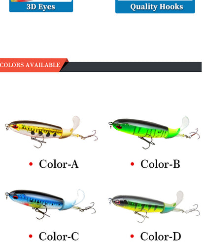 Cebo artificial flotante biónico de pesca – señuelo profesional 11 cm / 14 cm