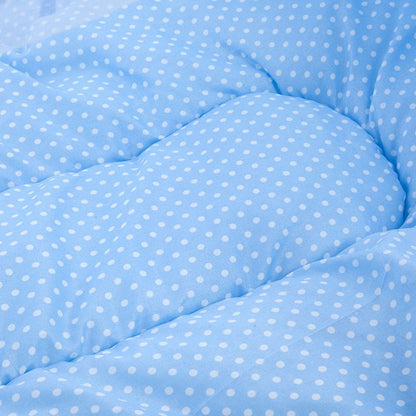 Cuna Plegable para Bebé con Mosquitera y Almohada – Set 2 Piezas