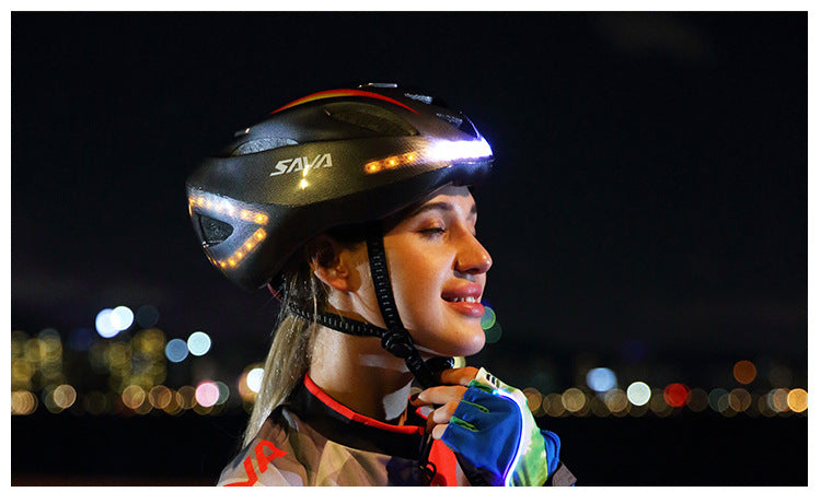 Casco inteligente con luz LED para ciclismo – seguridad total y estilo moderno