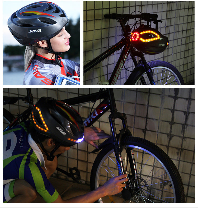 Casco inteligente con luz LED para ciclismo – seguridad total y estilo moderno