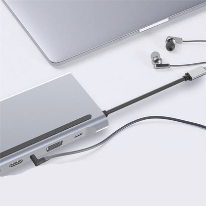 Hub Docking Station USB-C 11 en 1 – Expansión Multifuncional para Portátiles y MacBook