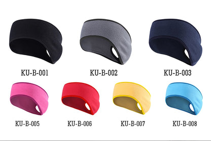 Cinta deportiva térmica unisex – Banda elástica con forro polar para running, fitness y yoga