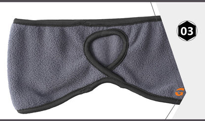 Cinta deportiva térmica unisex – Banda elástica con forro polar para running, fitness y yoga