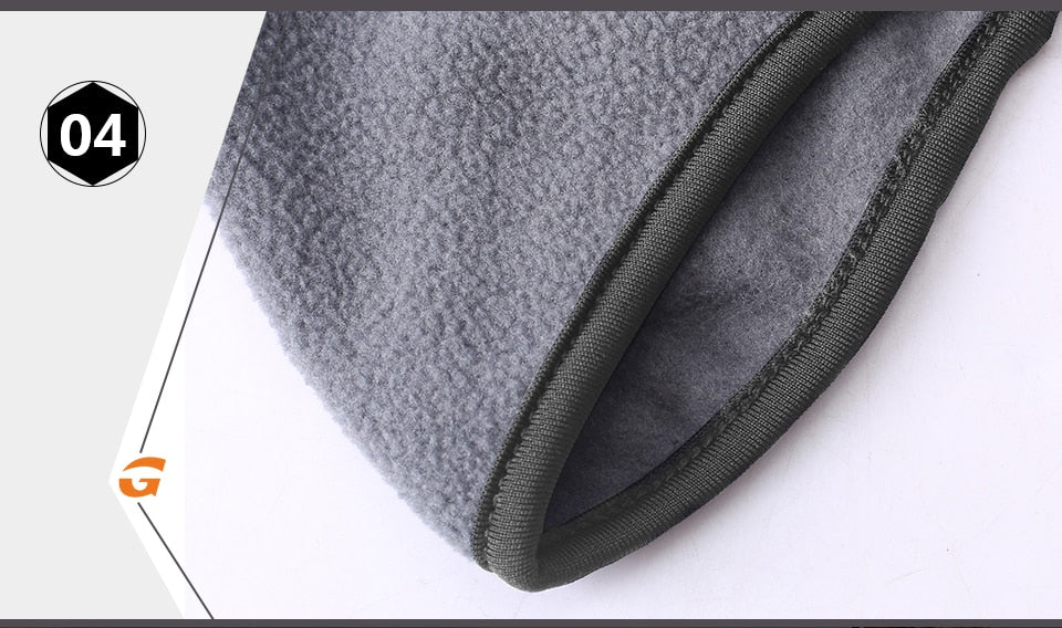 Cinta deportiva térmica unisex – Banda elástica con forro polar para running, fitness y yoga