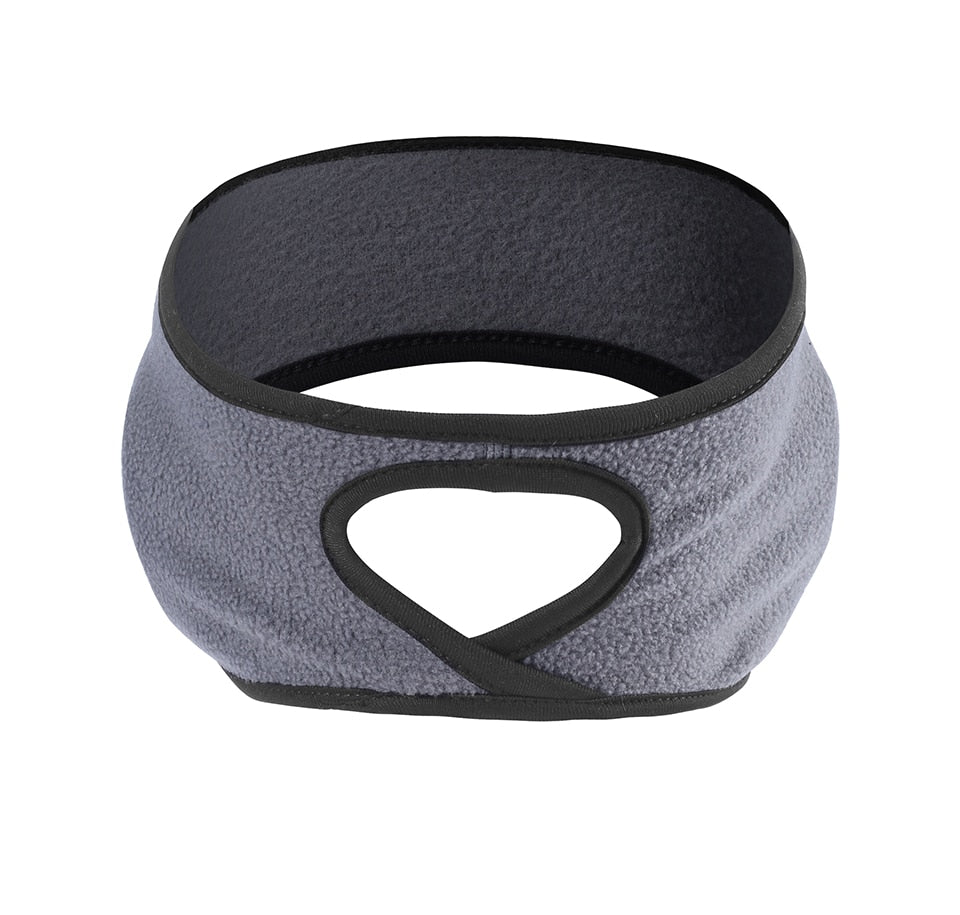 Cinta deportiva térmica unisex – Banda elástica con forro polar para running, fitness y yoga