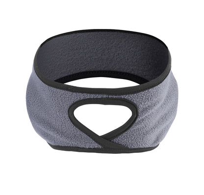 Cinta deportiva térmica unisex – Banda elástica con forro polar para running, fitness y yoga