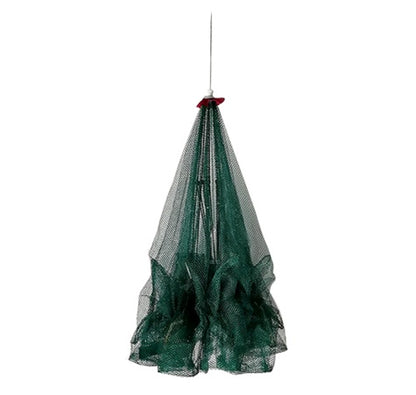Red trampa automática de pesca plegable – nylon reforzado con cierre superior