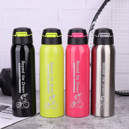 🚴 Botella Deportiva Térmica – 500 ml | Acero Inoxidable 🧊🔥