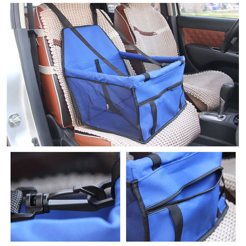 Asiento transportador impermeable para perros y gatos – Seguridad y comodidad para viajes largos