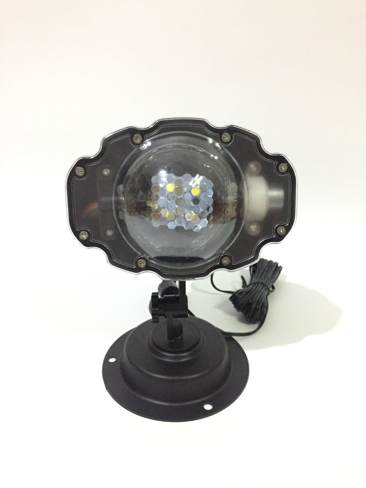 proyector LED efecto copos de nieve blanco IP65 para decoración navideña interior y exterior con modos ajustables