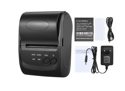 Mini Impresora Portátil Térmica con Conexión Bluetooth Compatible con iOS, Android y Windows