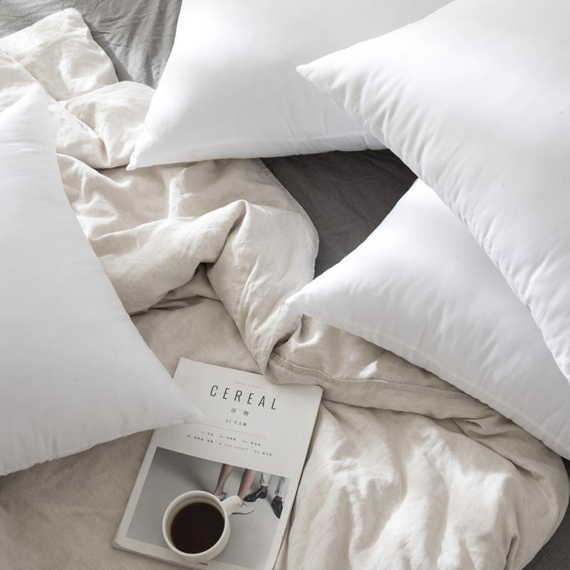 Cojín Decorativo Grande para Sofá – Almohada de Algodón con Relleno 7D Suave