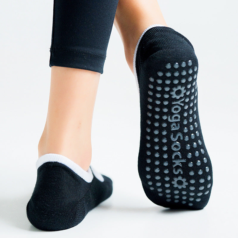 Calcetines Antideslizantes Deportivos Abiertos por Detrás para Yoga y Gimnasio