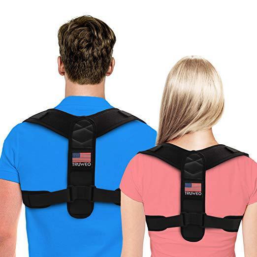 Corrector de postura para espalda — Soporte ajustable ergonómico unisex