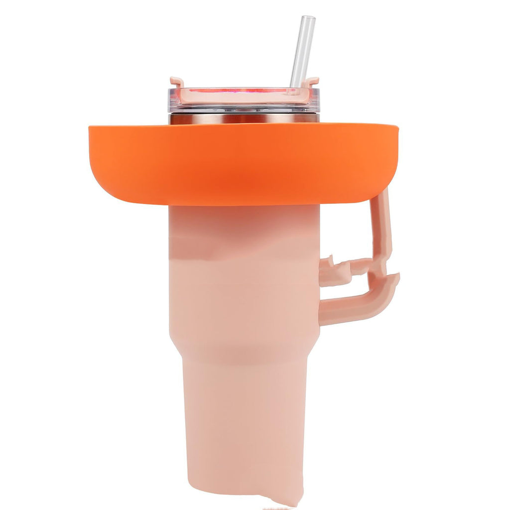 Snack bowl de silicona para vaso Stanley 40 oz – bandeja reutilizable con 4 compartimentos